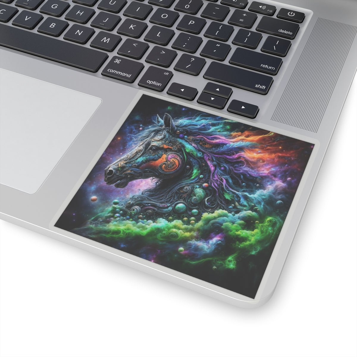 Unleash the Magic of the Cosmos with Celestial Stallion Kiss-Cut Stickers