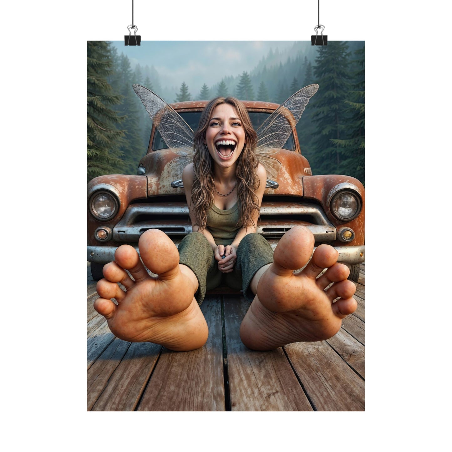 The Fairy with Big Dreams Matte Vertical Posters