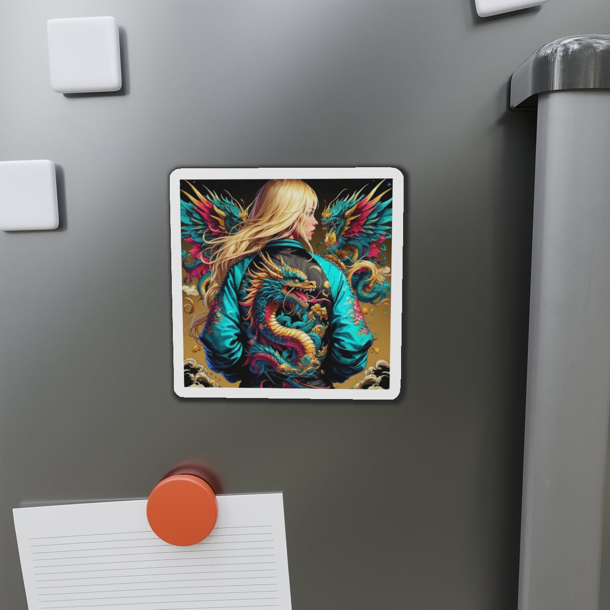 The Dragon's Guardian Die-Cut Magnets