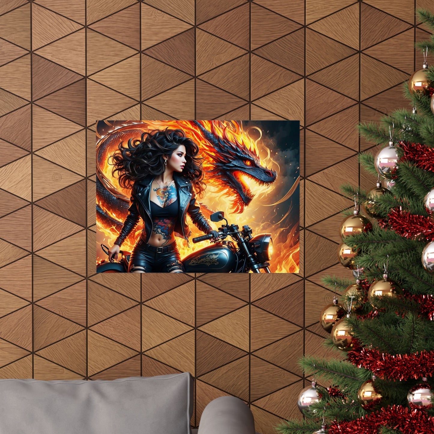 Flames of Destiny Matte Horizontal Posters