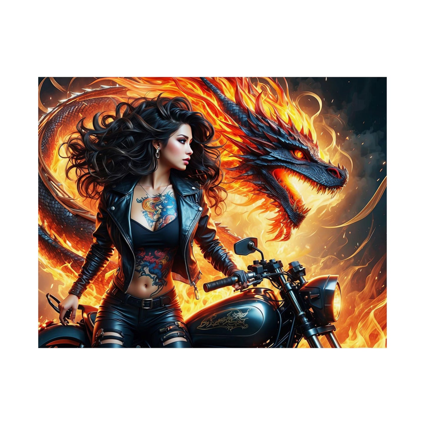 Flames of Destiny Matte Horizontal Posters