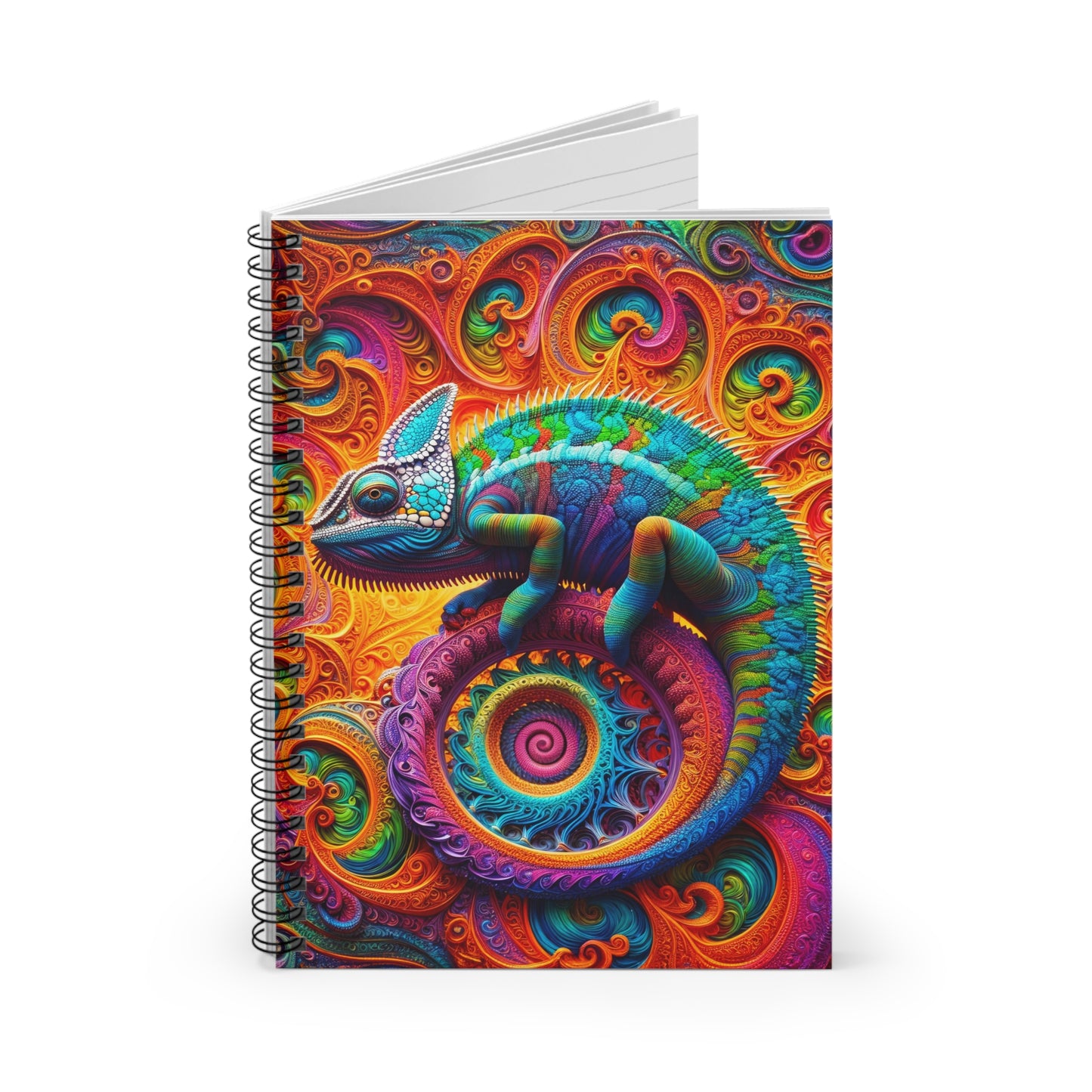 Fractal Guardian Spiral Notebook - Ruled Line