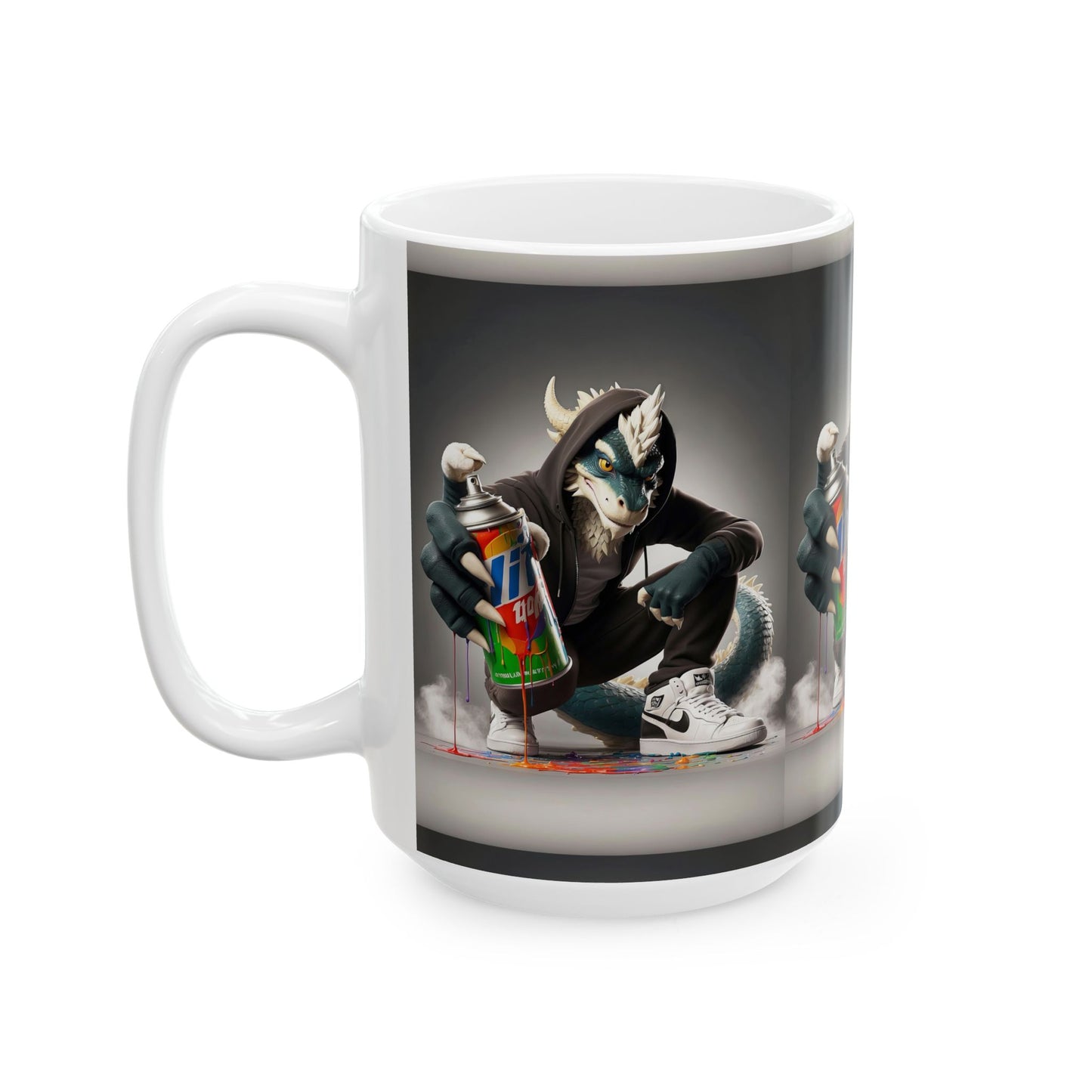 The Dragon's Canvas Ceramic Mug, 11oz