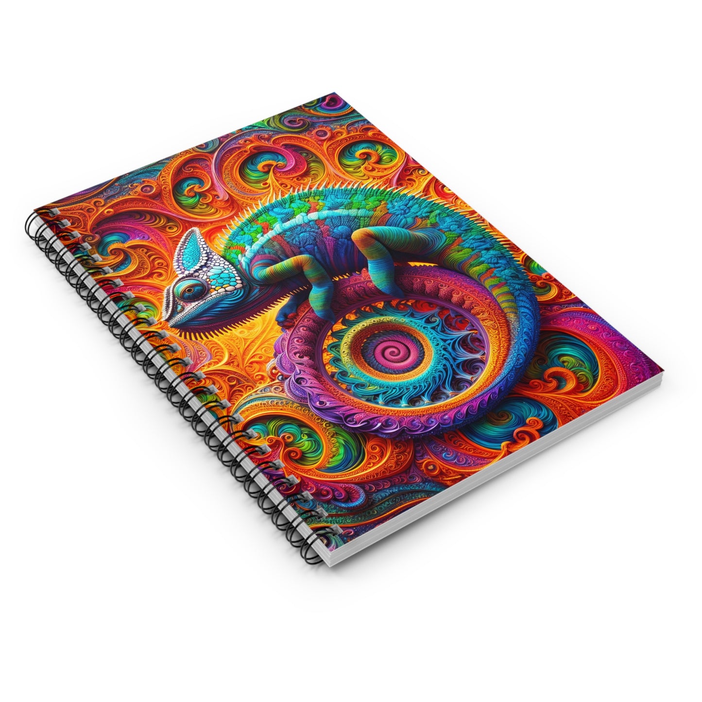 Fractal Guardian Spiral Notebook - Ruled Line