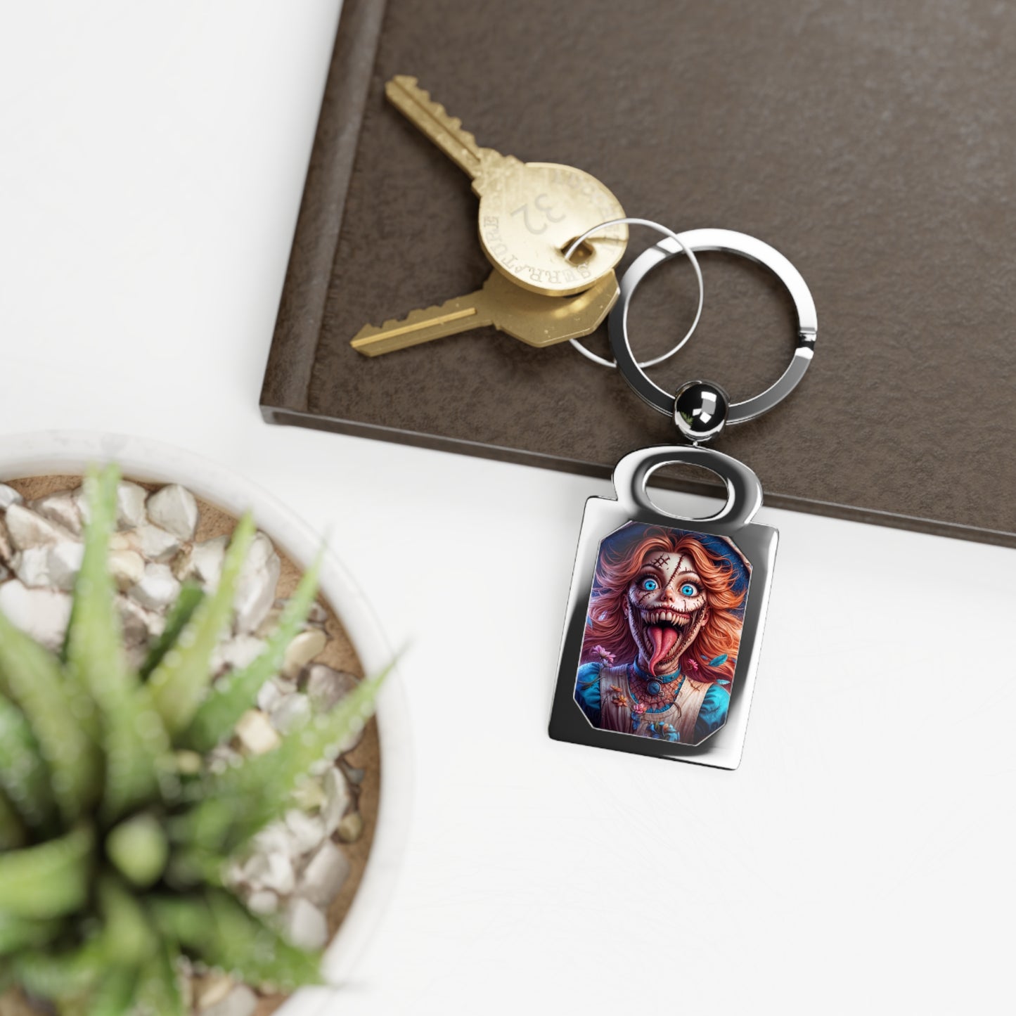 Lilith's Enchanted Rectangle Photo Keyring