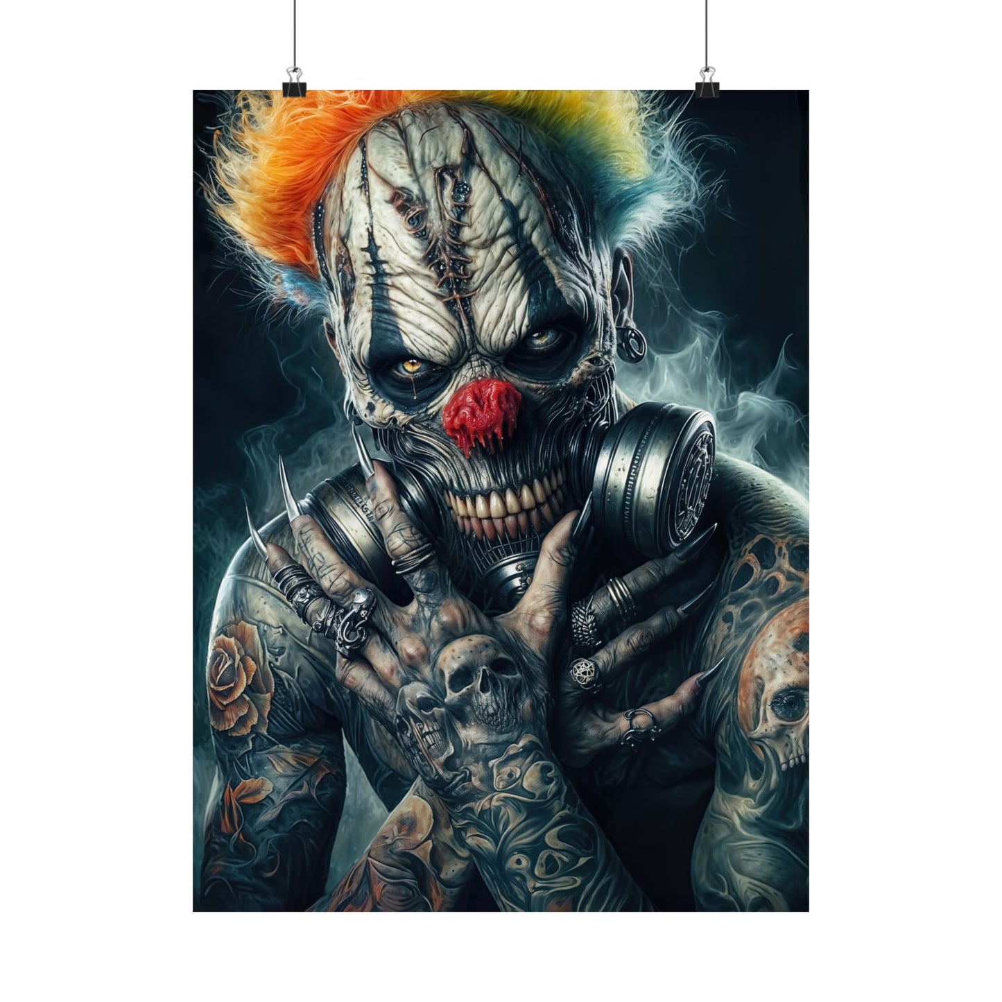 The Jester of Ruin Matte Vertical Posters