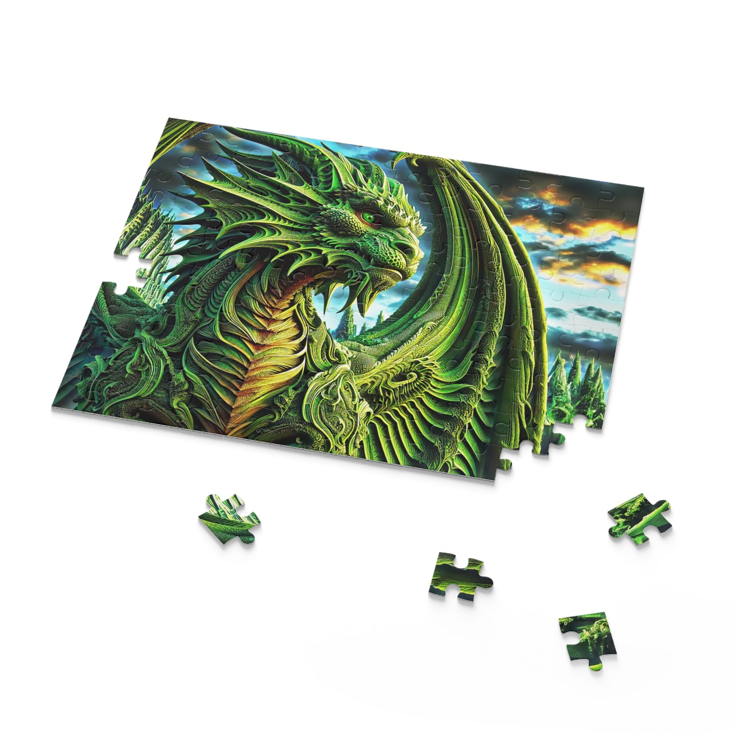 The Living Gargoyle of Enchanted Realms Puzzle (120, 252, 500-Piece)