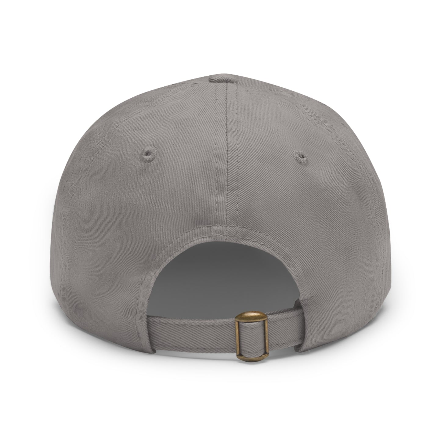 Steampunk Cichlid Dad Hat with Leather Patch (Rectangle)