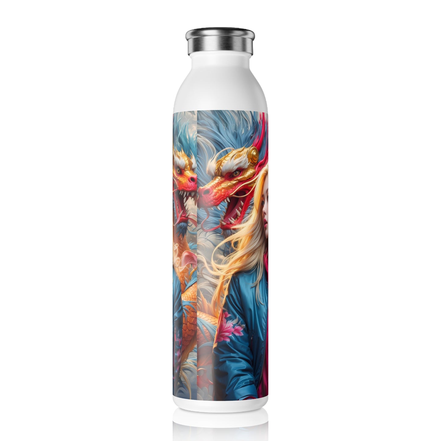 Dragon's Veil Slim Water Bottle