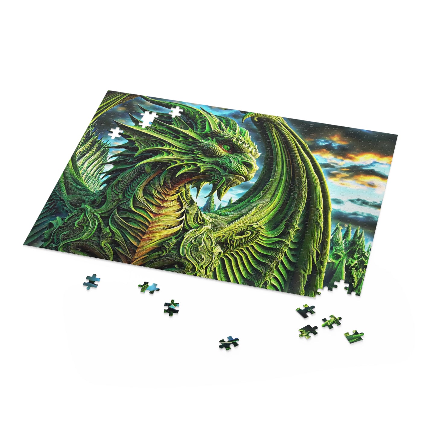 The Living Gargoyle of Enchanted Realms Puzzle (120, 252, 500-Piece)