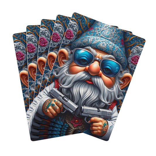 Crimson Guardian of the Fungi Custom Poker Cards