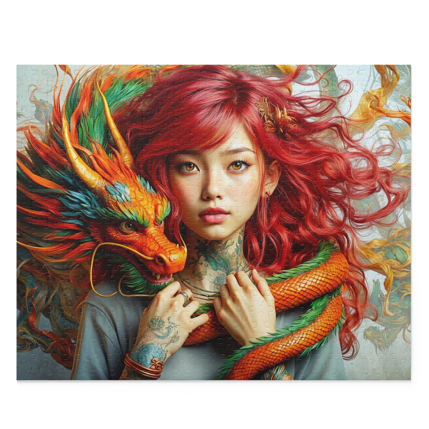 The Dragon's Muse Puzzle (120, 252, 500-Piece)