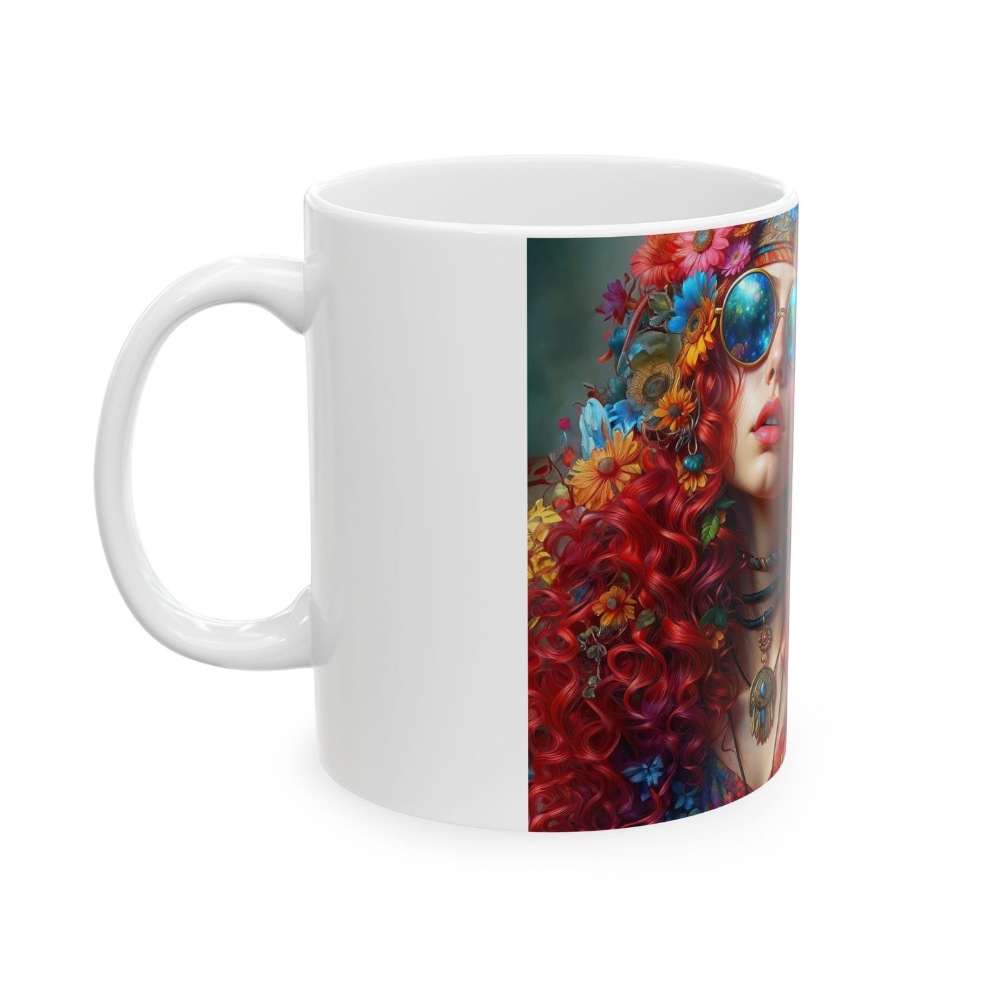 Morning Bliss in Every Sip: Celestial Reverie Ceramic Mug 11oz