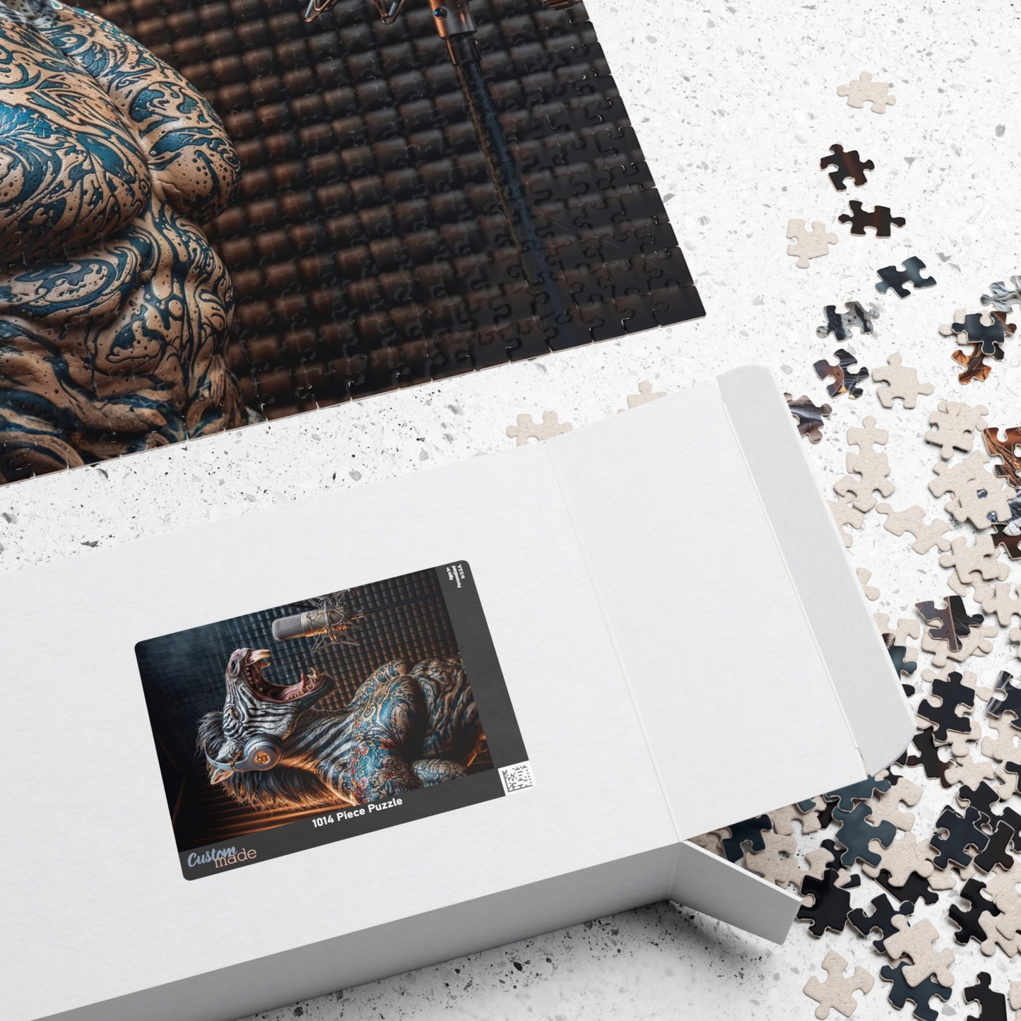 Inked Melodies: The Zebracoustic Experience Puzzle (110, 252, 520, 1014-piece)