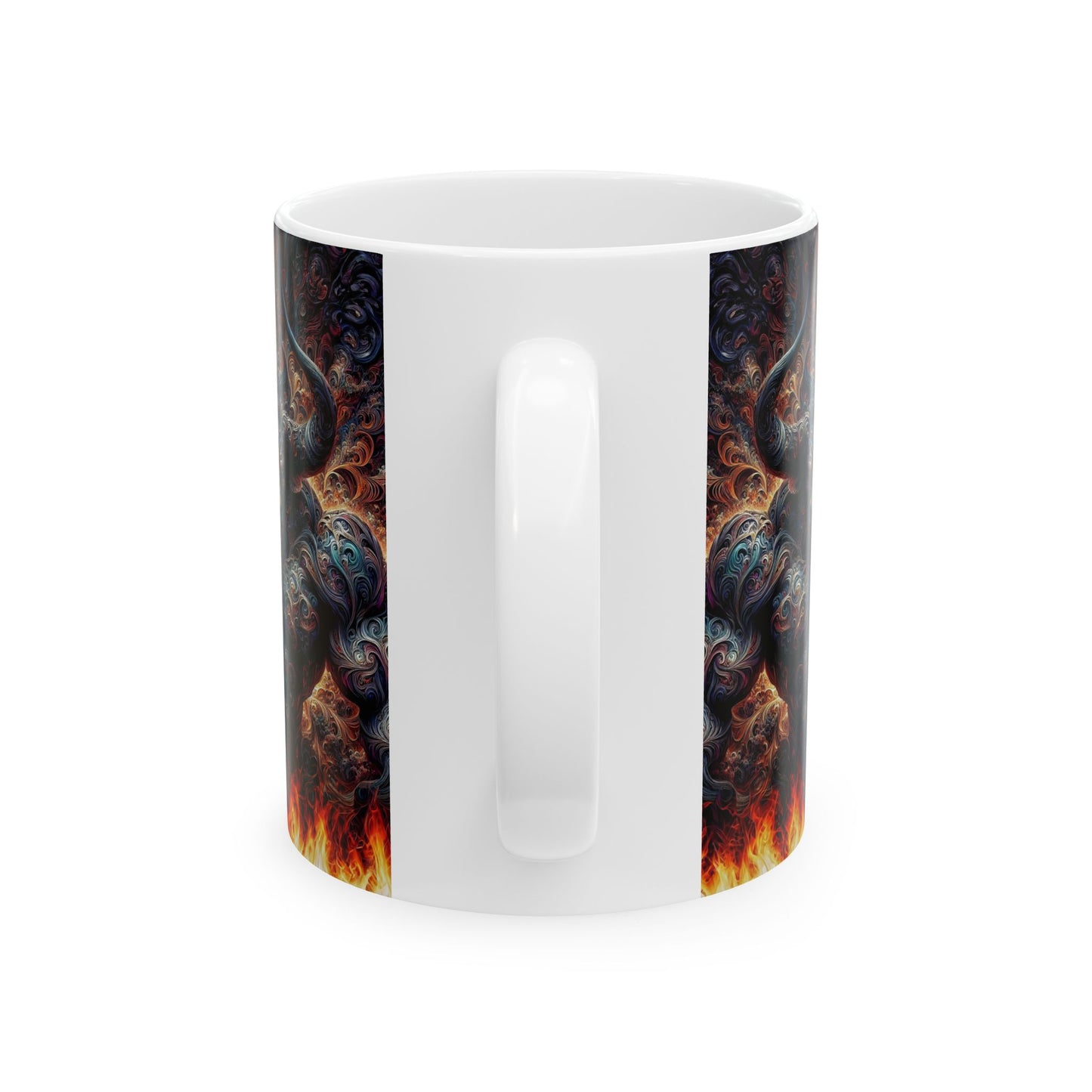 Pyrothrax's Ember Brew Fantasy Art Ceramic Mug 11oz