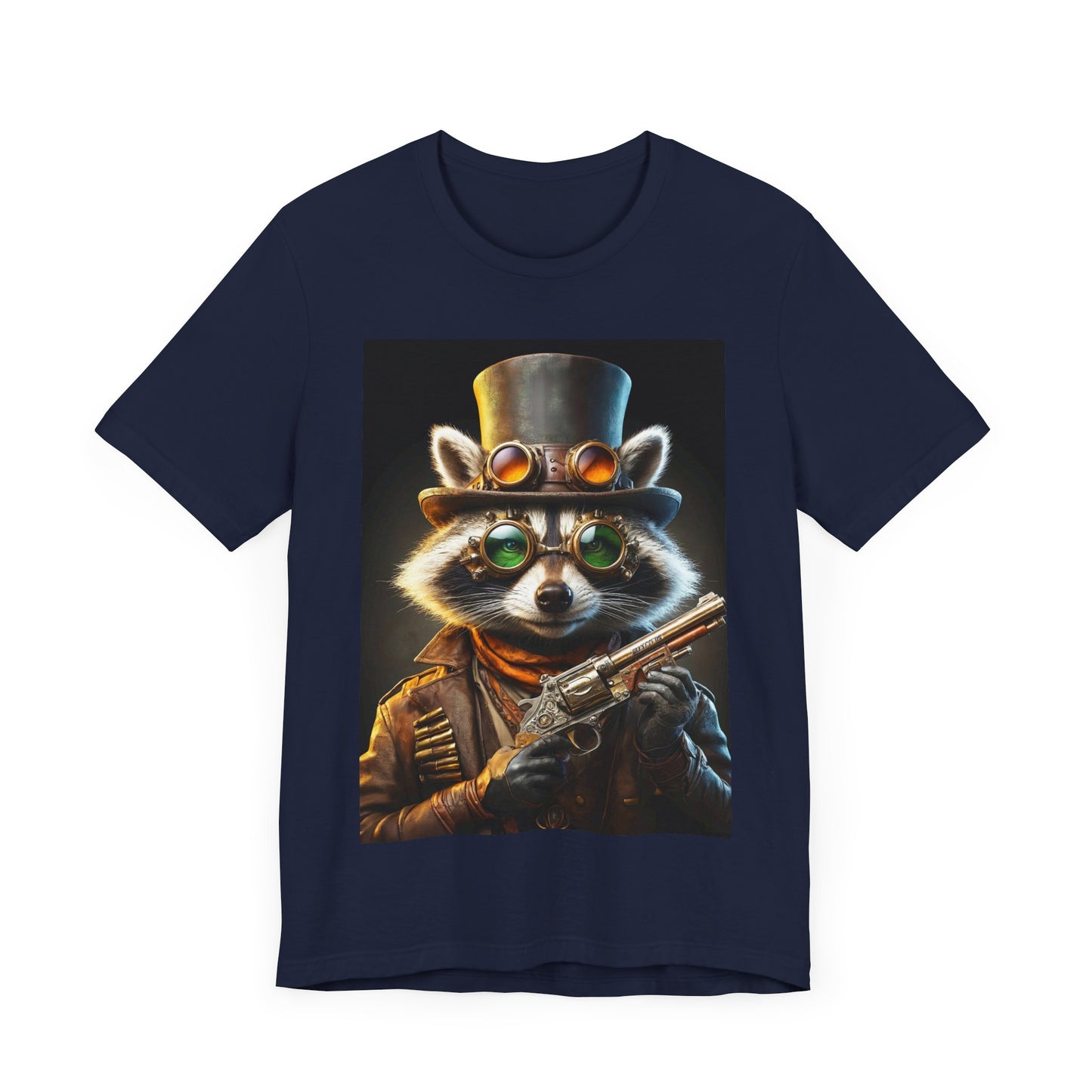 Steam Raccoon Unisex Jersey Short Sleeve Tee