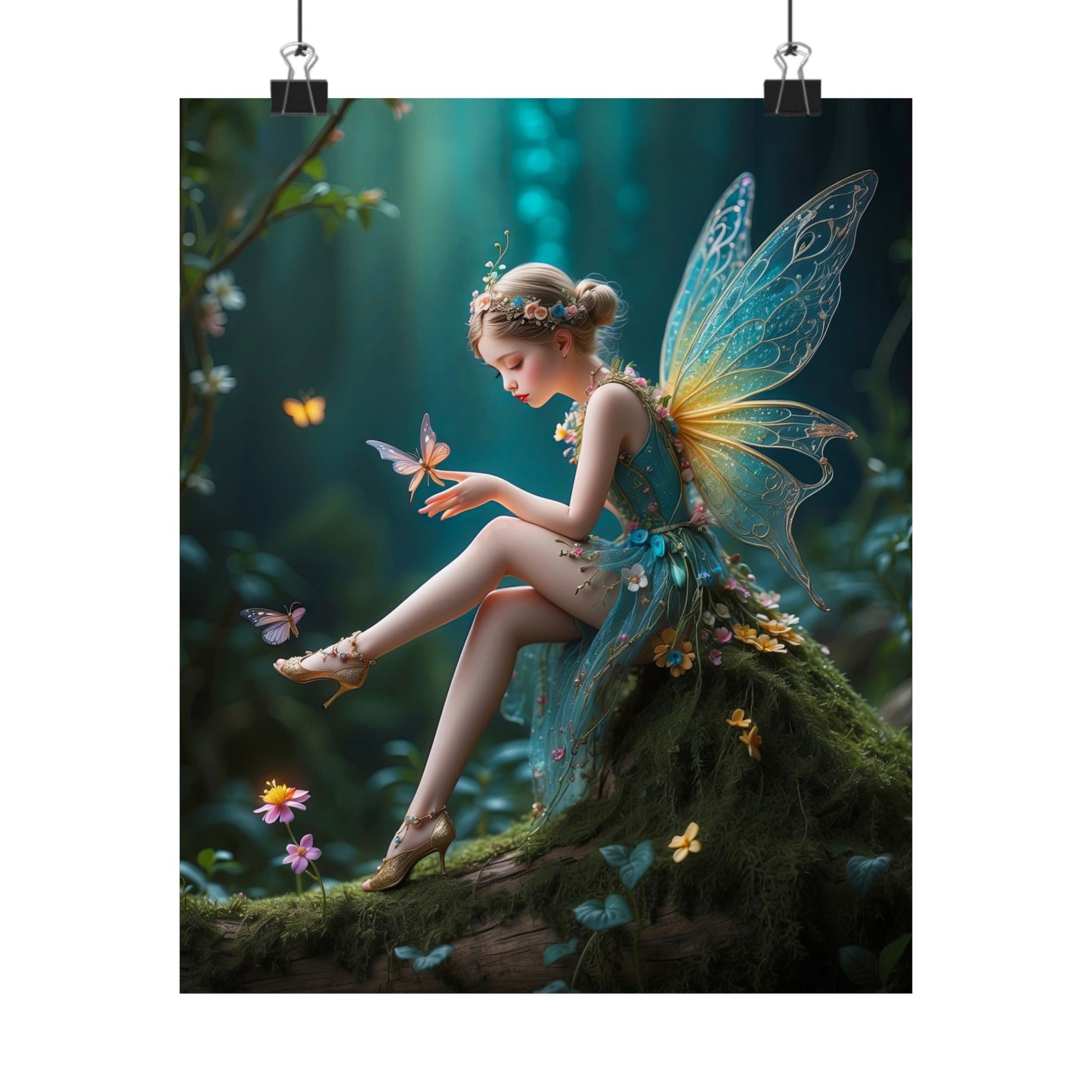 Whispers of the Enchanted Glen Matte Vertical Posters