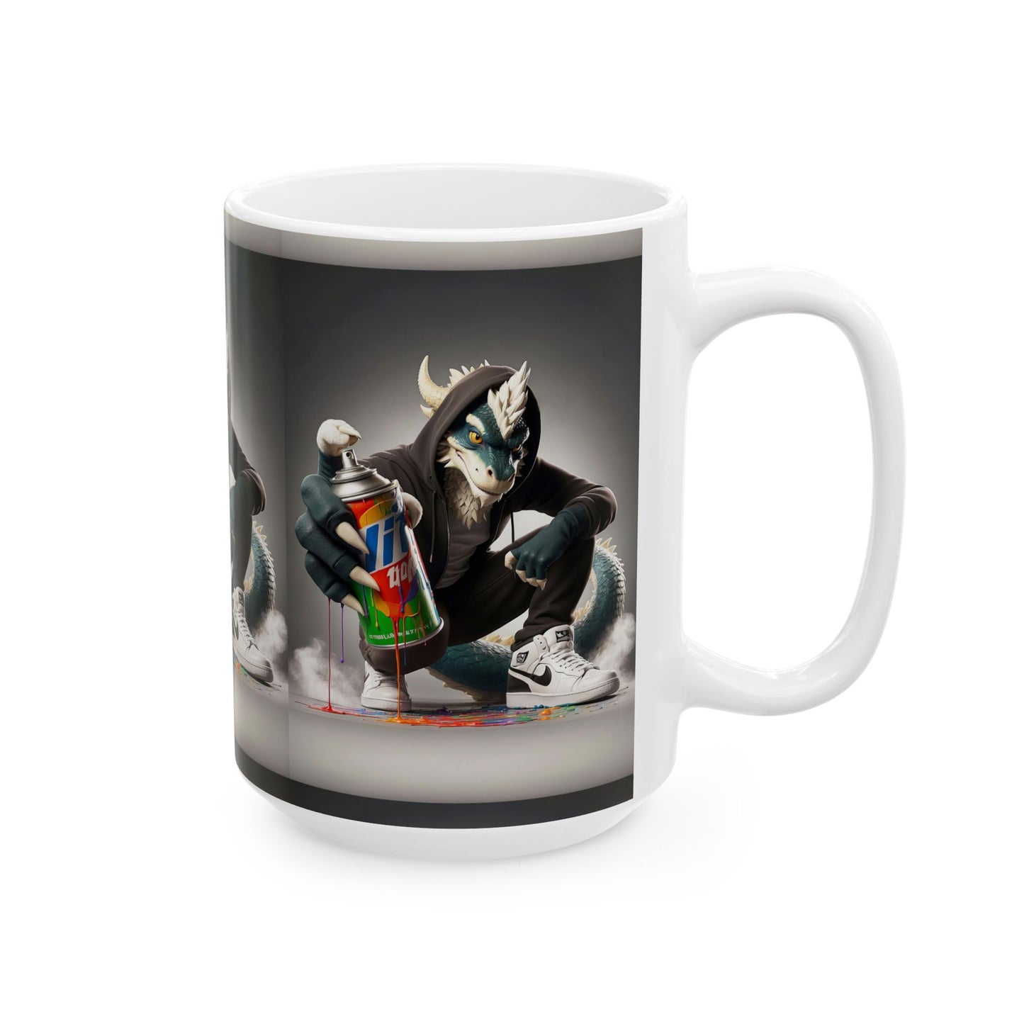 The Dragon's Canvas Ceramic Mug, 11oz