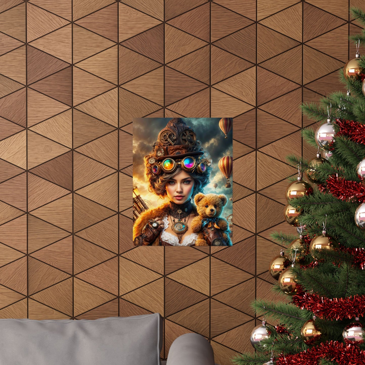 Steampunk Reverie: A Carnival of Dreams Matte Vertical Posters