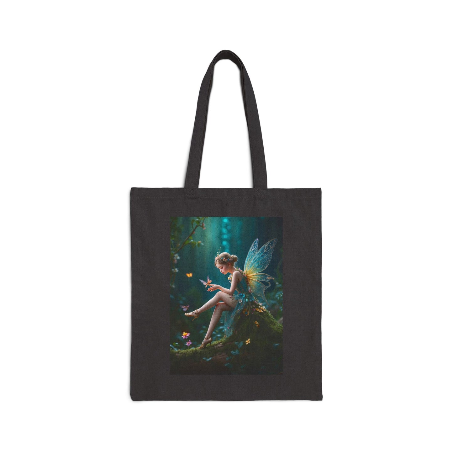 Whispers of the Enchanted Glen Cotton Canvas Tote Bag