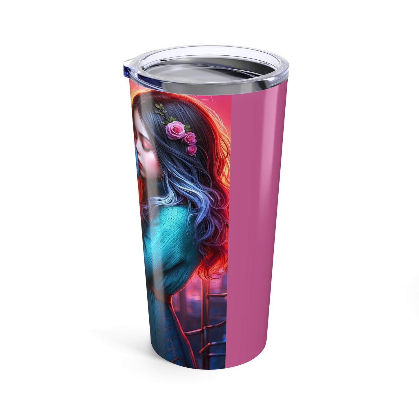 The Enigmatic Dance of Dragon and Dreamer Tumbler 20oz