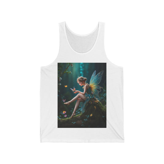 Whispers of The Enchanted Glen Unisex Jersey Tank