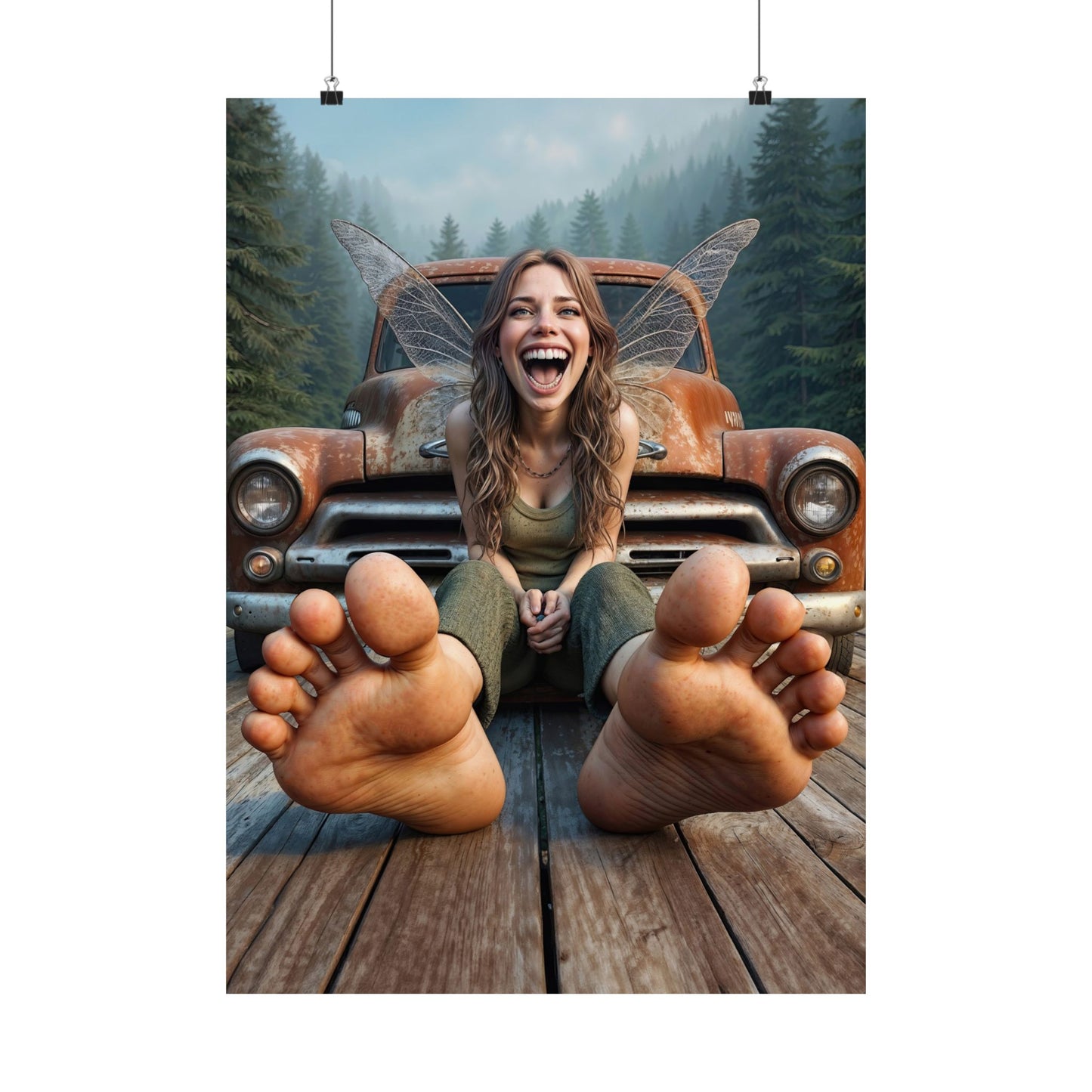 The Fairy with Big Dreams Matte Vertical Posters