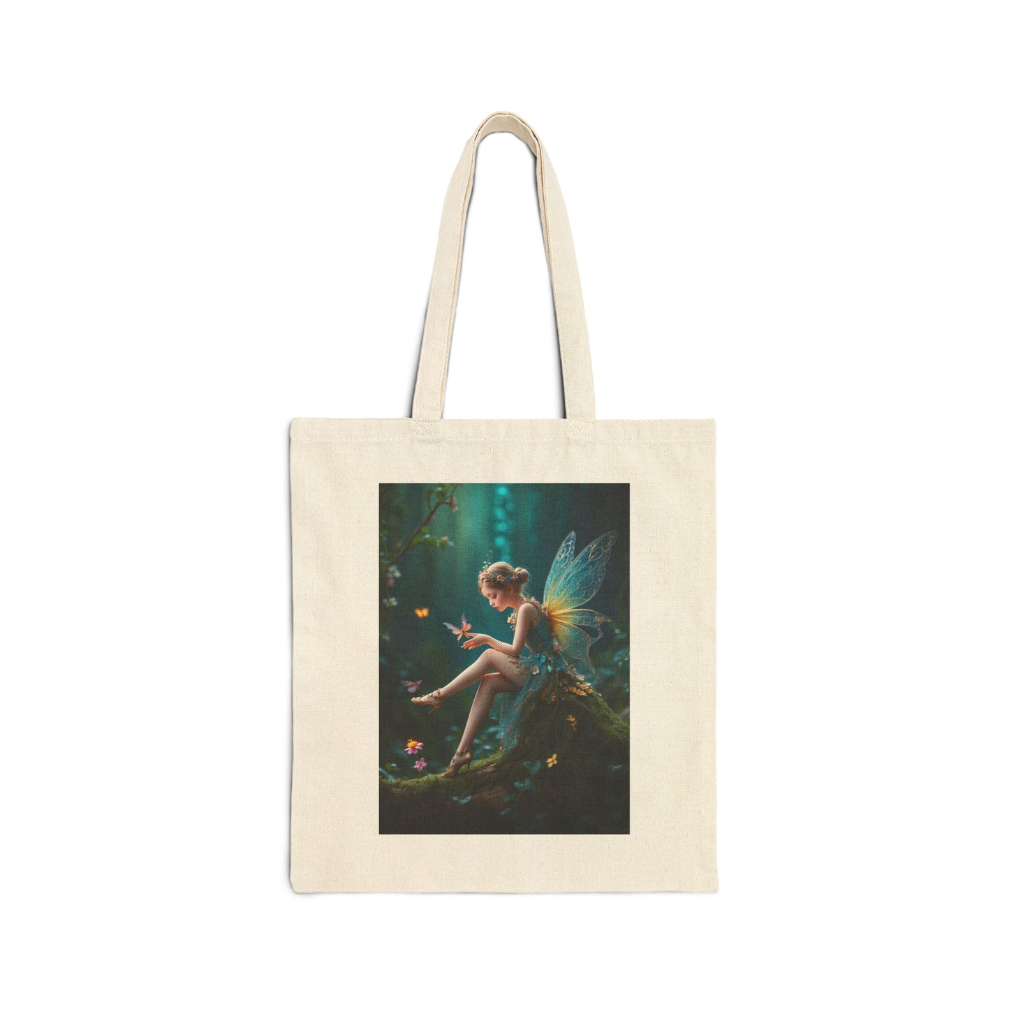 Whispers of the Enchanted Glen Cotton Canvas Tote Bag