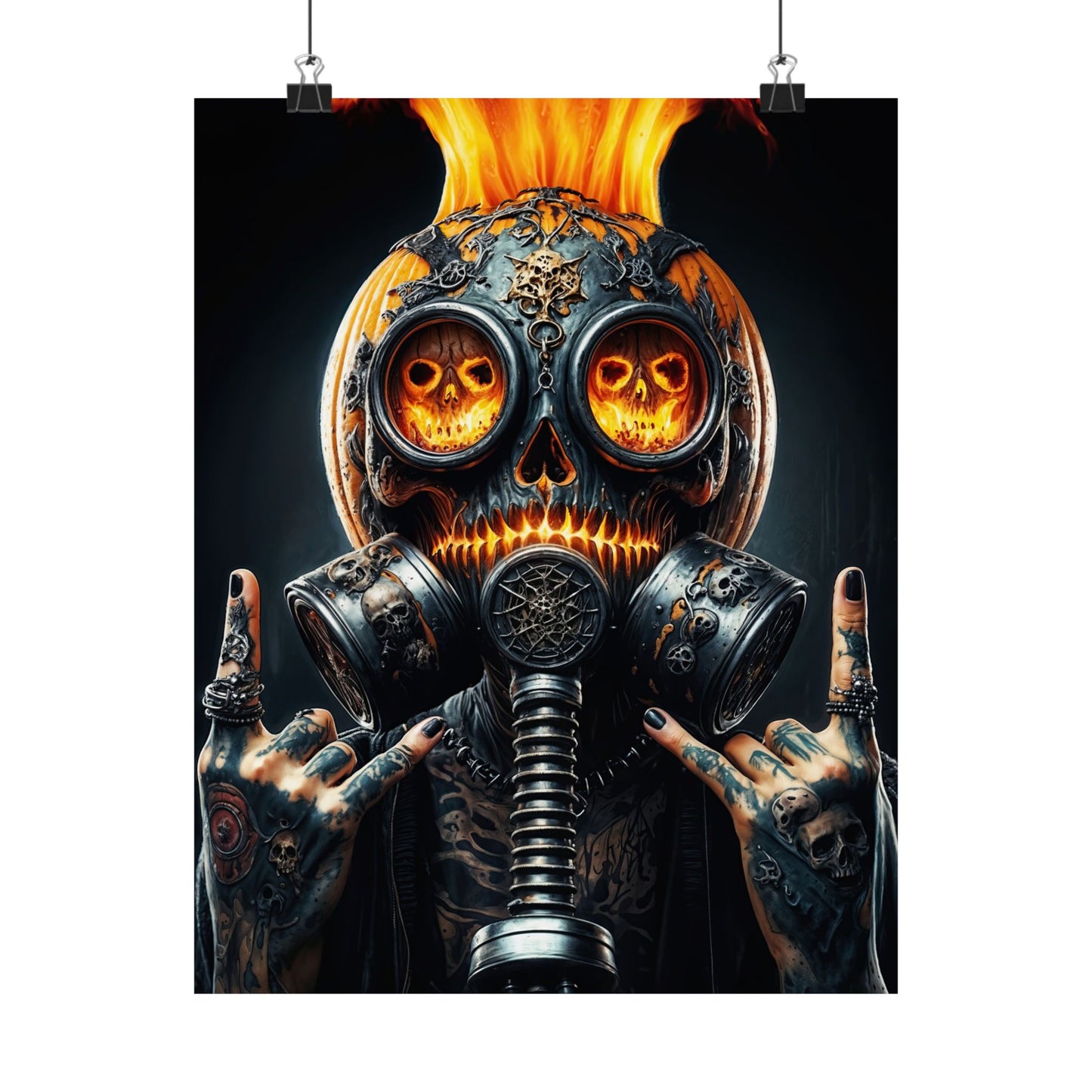 The Inferno Warden  Matte Vertical Posters