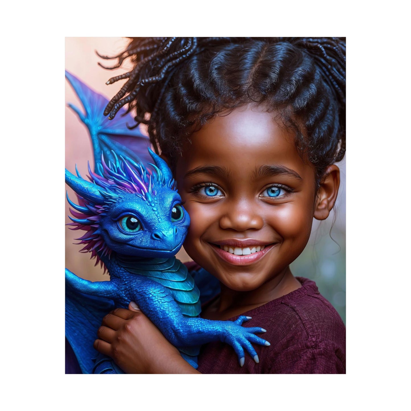 Whispers of Draconic Bonds Matte Vertical Posters