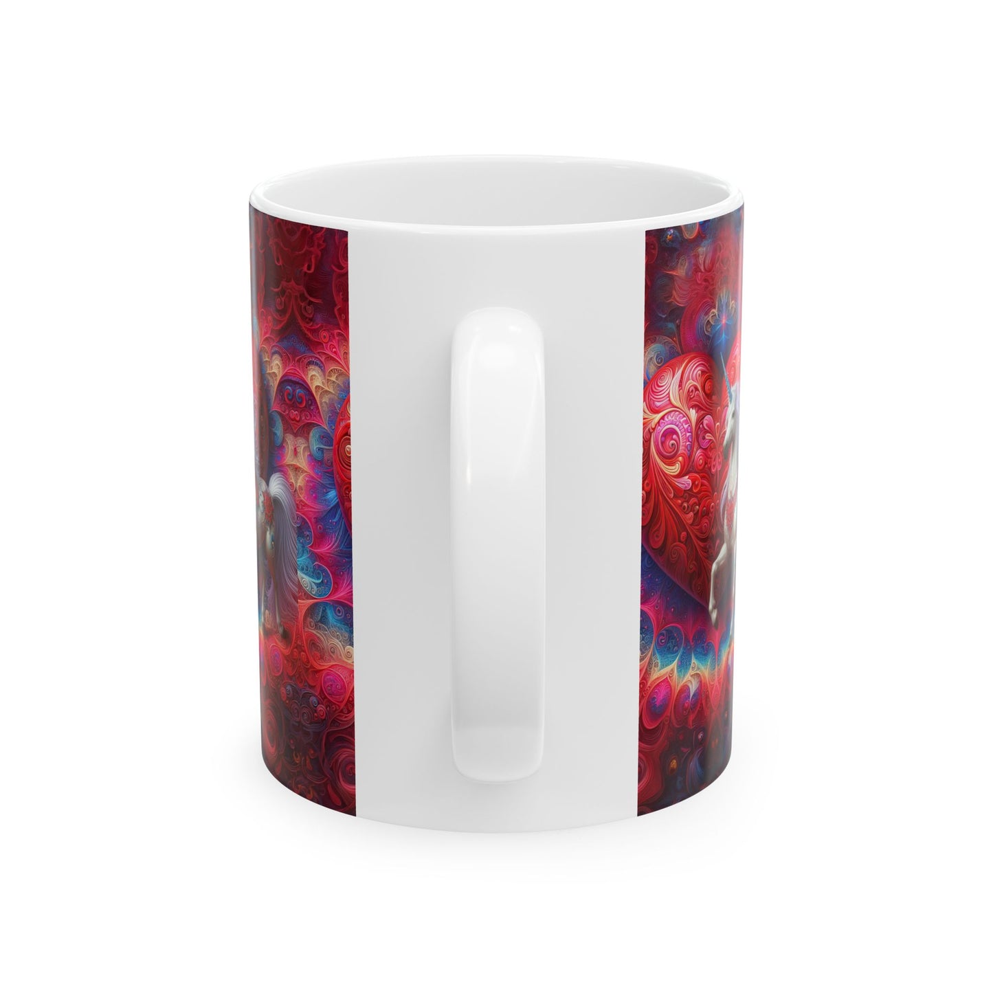 Enchantment Unveiled: Luna's Artistic Odyssey 11oz Ceramic Mug