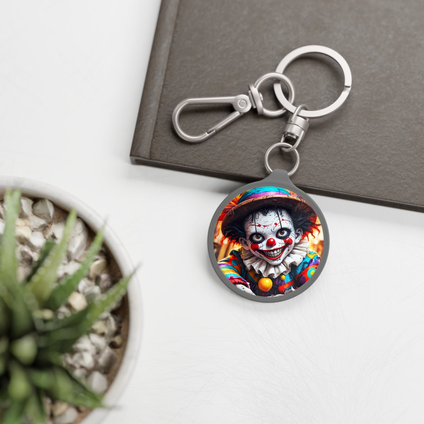 Grim Grins Keyring Tag