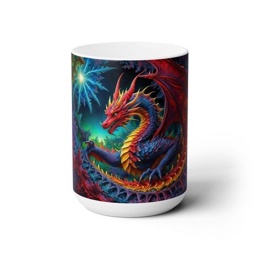 Drakara's Fractal Odyssey Ceramic Mug 15oz