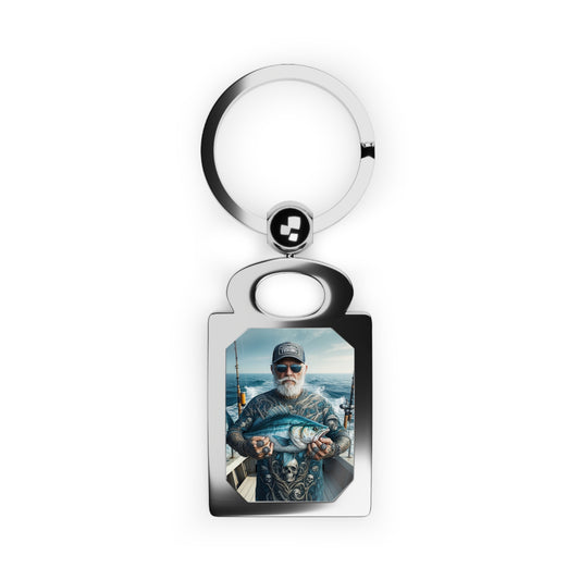 The Fisherman's Legacy Rectangle Photo Keyring