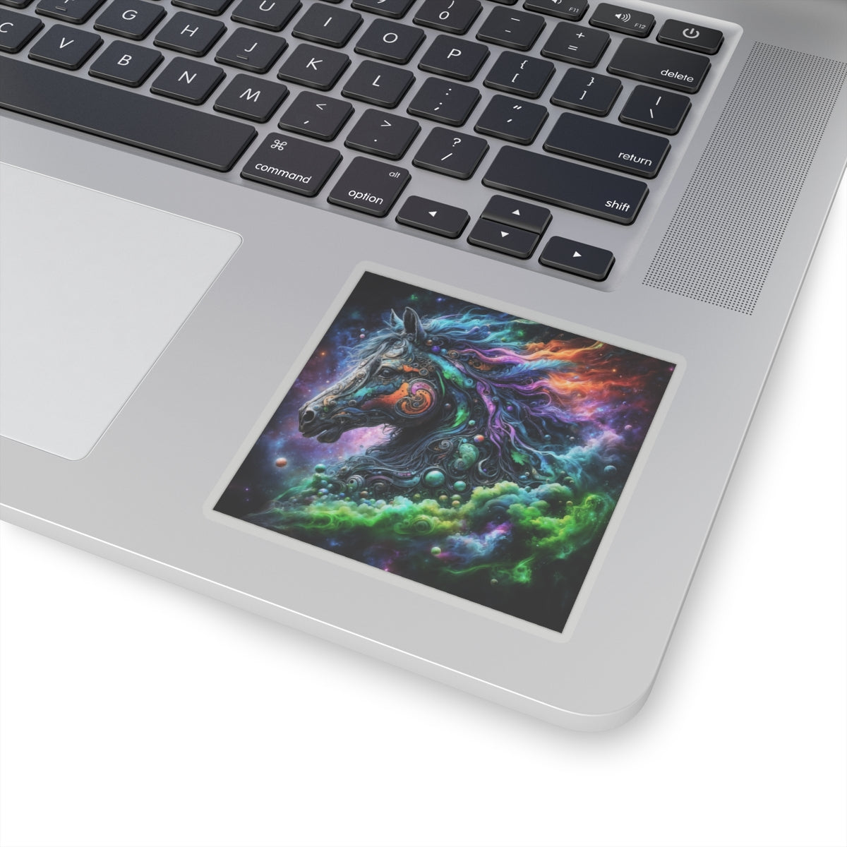 Unleash the Magic of the Cosmos with Celestial Stallion Kiss-Cut Stickers