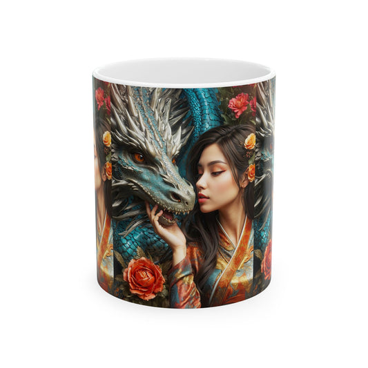 Dragon's Embrace Ceramic Mug, 11oz