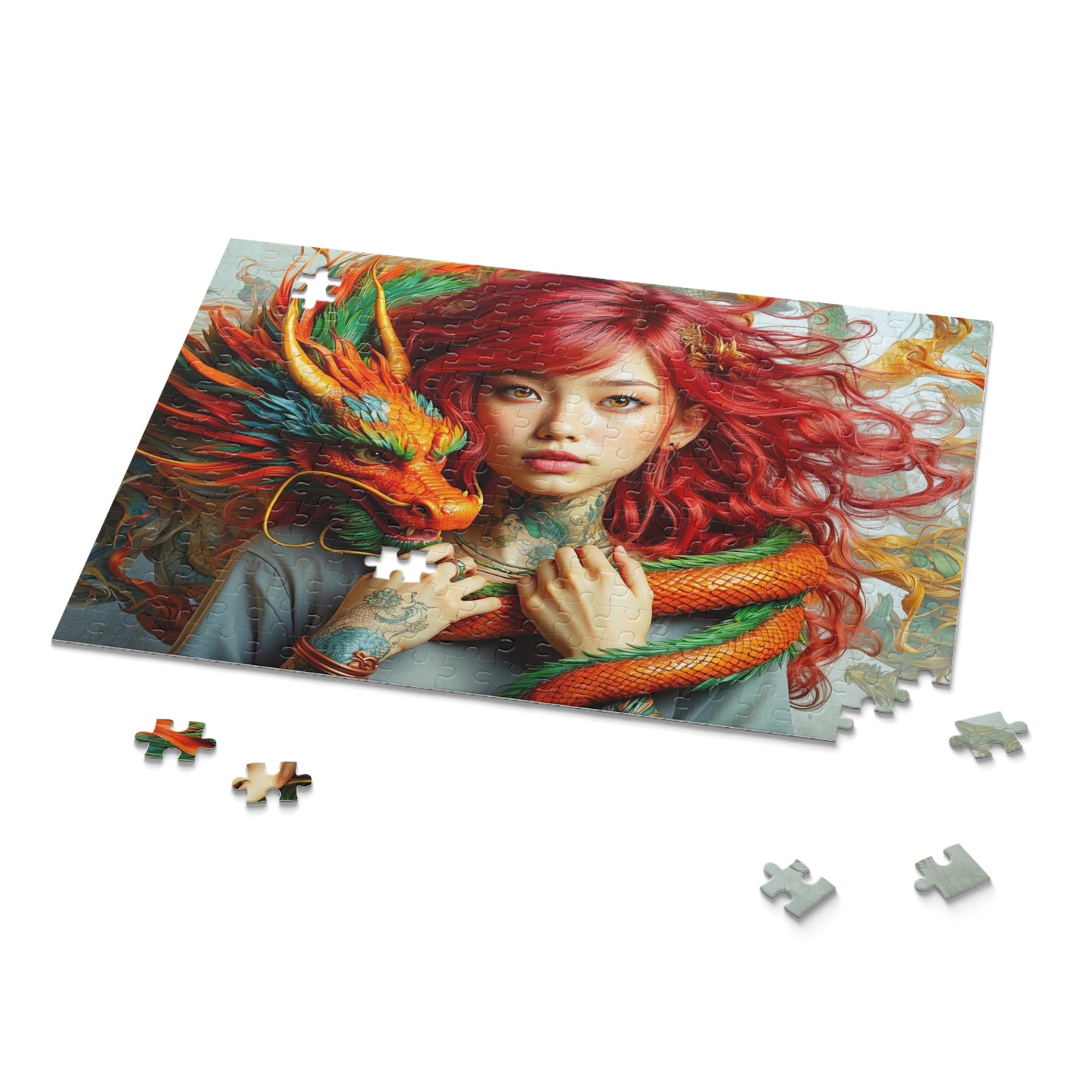 The Dragon's Muse Puzzle (120, 252, 500-Piece)