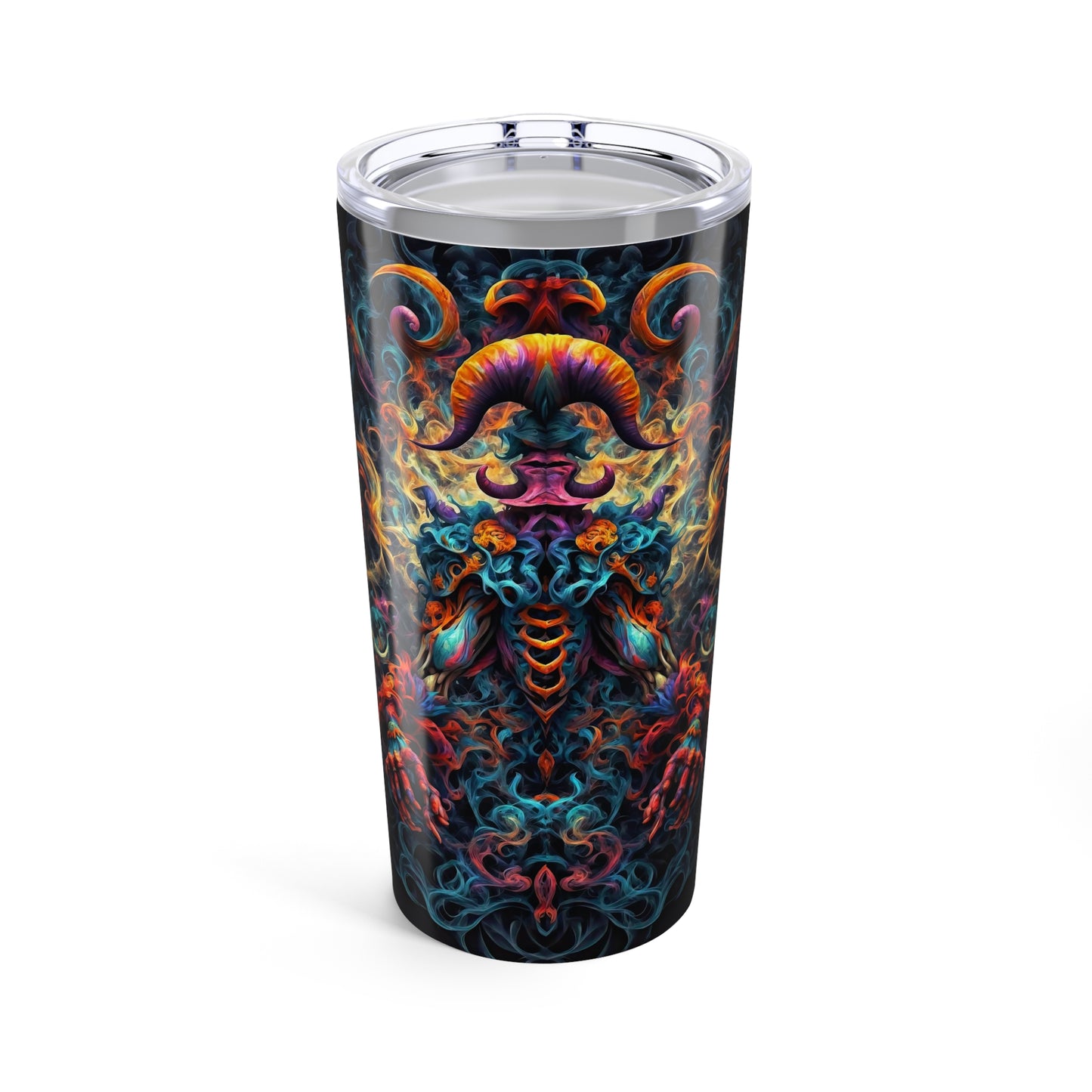 Eternal Enigma: Dark Jester's Mandala  Tumbler 20oz