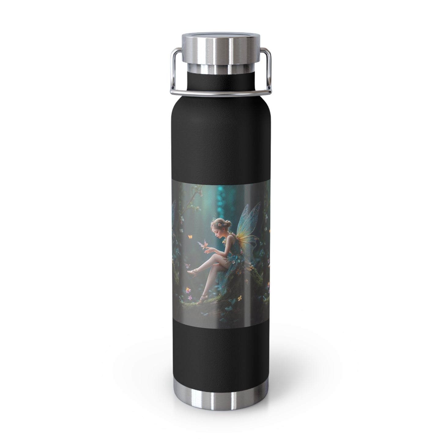 Whispers of the Enchanted Glen Copper Vacuum Insulated Bottle, 22oz