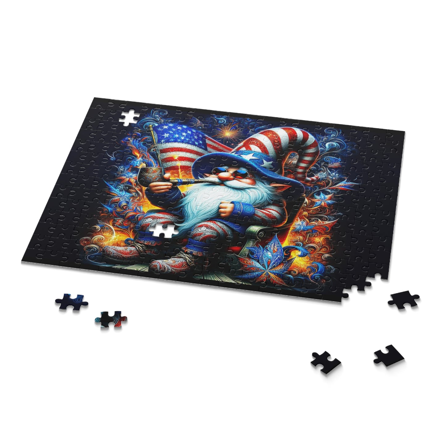 Patriotic Gnome Puzzle (120, 252, 500-Piece)