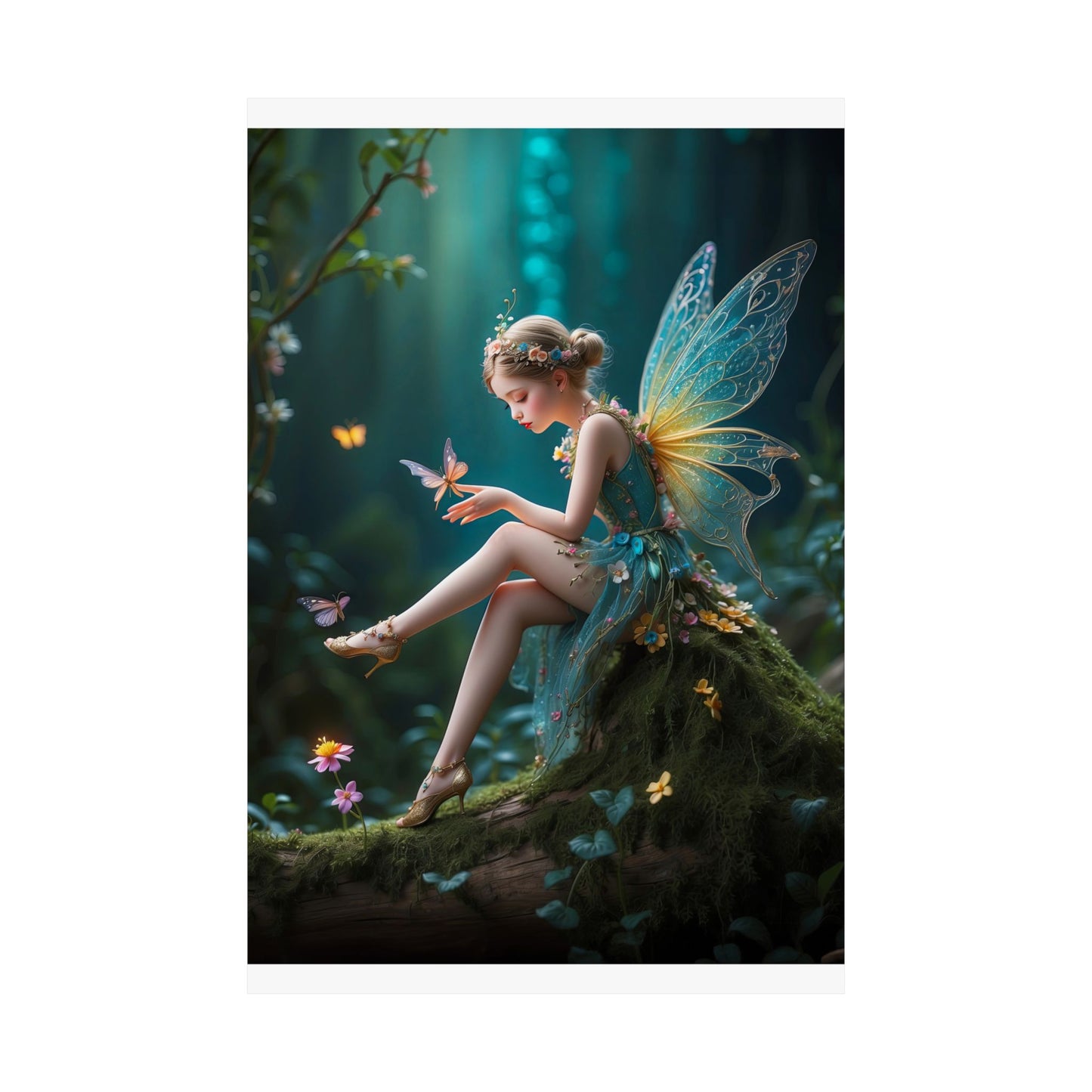 Whispers of the Enchanted Glen Matte Vertical Posters