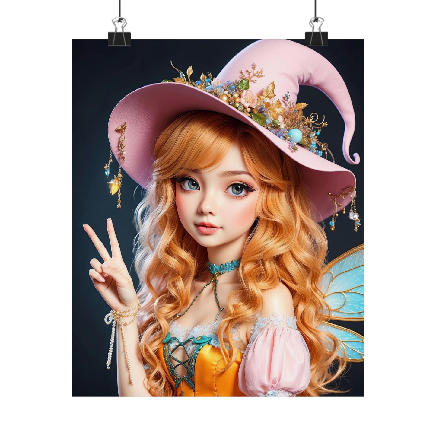 The Peaceful Pixie Matte Vertical Posters