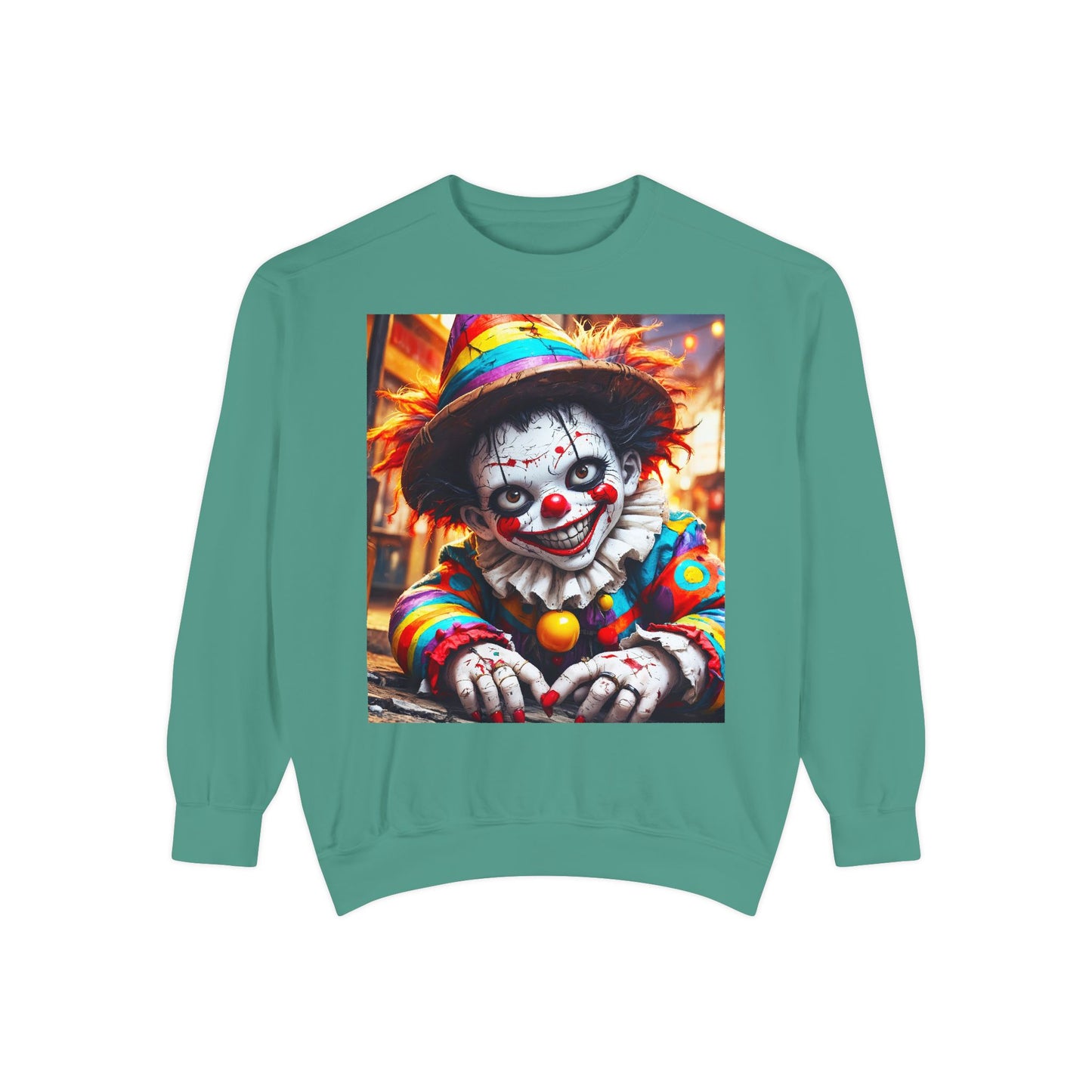 Grim Grins Unisex Garment-Dyed Sweatshirt