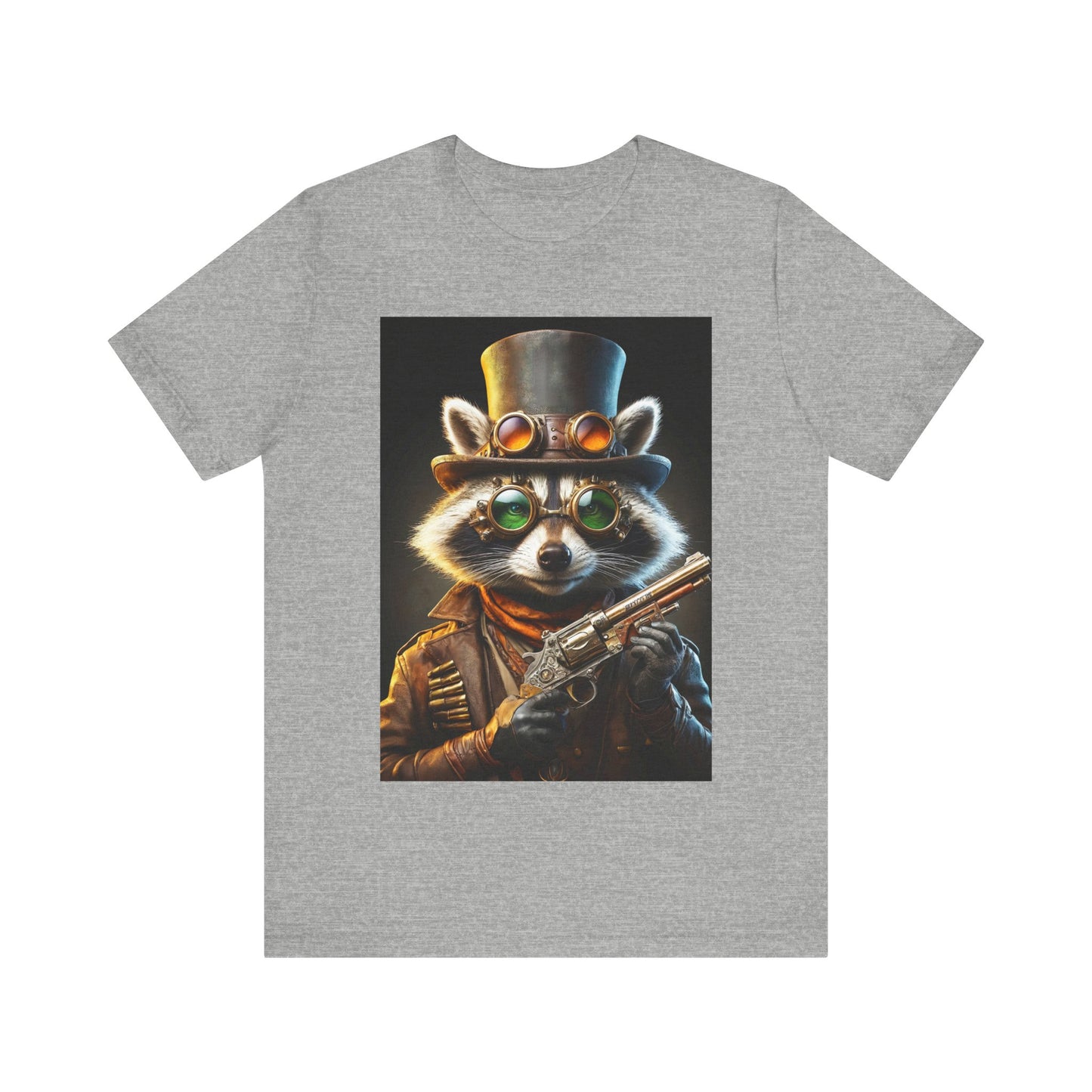 Steam Raccoon Unisex Jersey Short Sleeve Tee