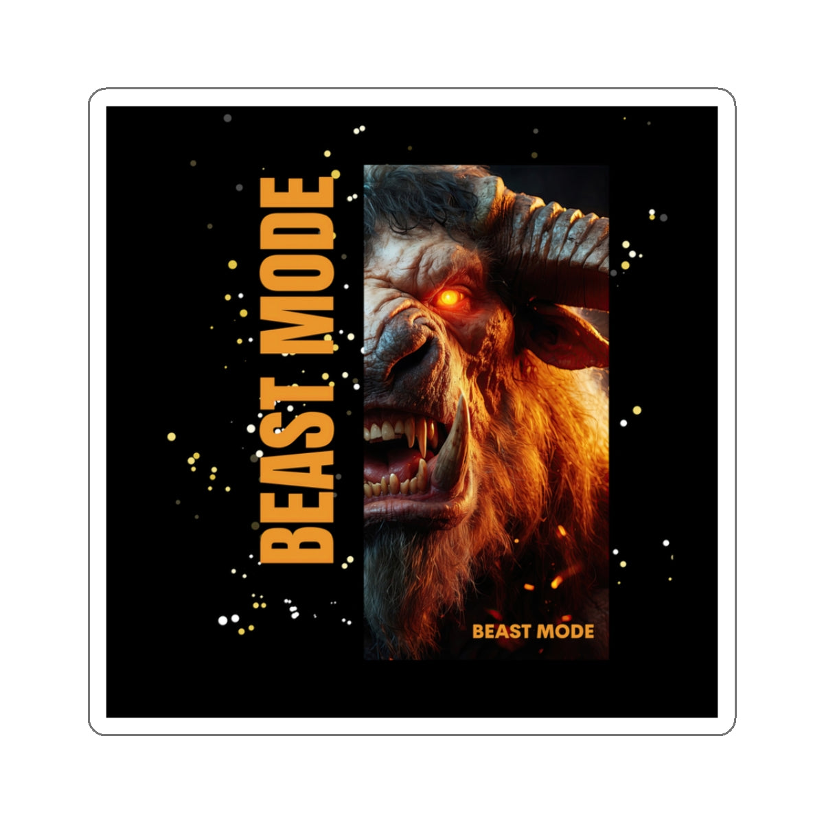 Awakening the Beast Mode Kiss-Cut Stickers