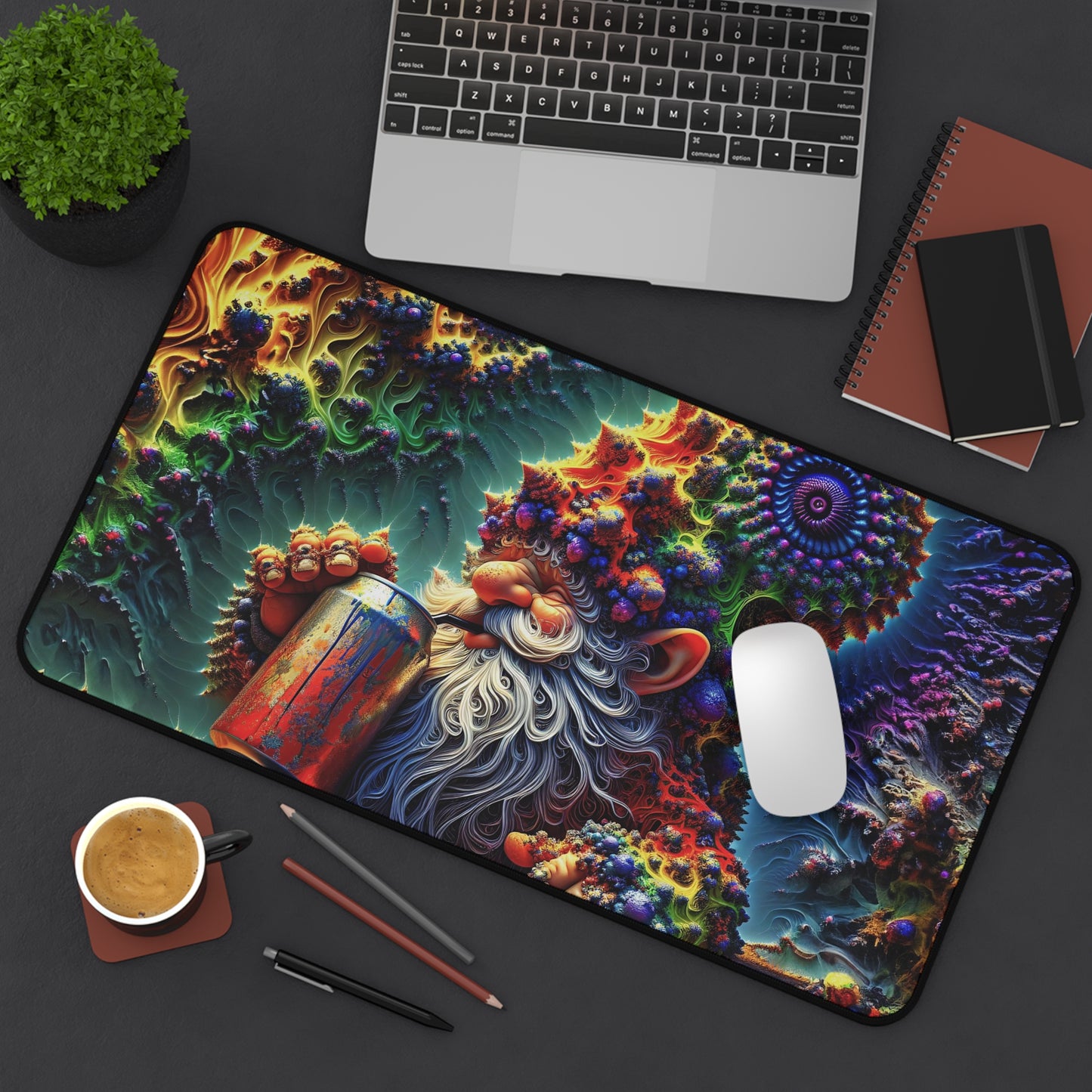 Enchanted Gnome Delight Desk Mat