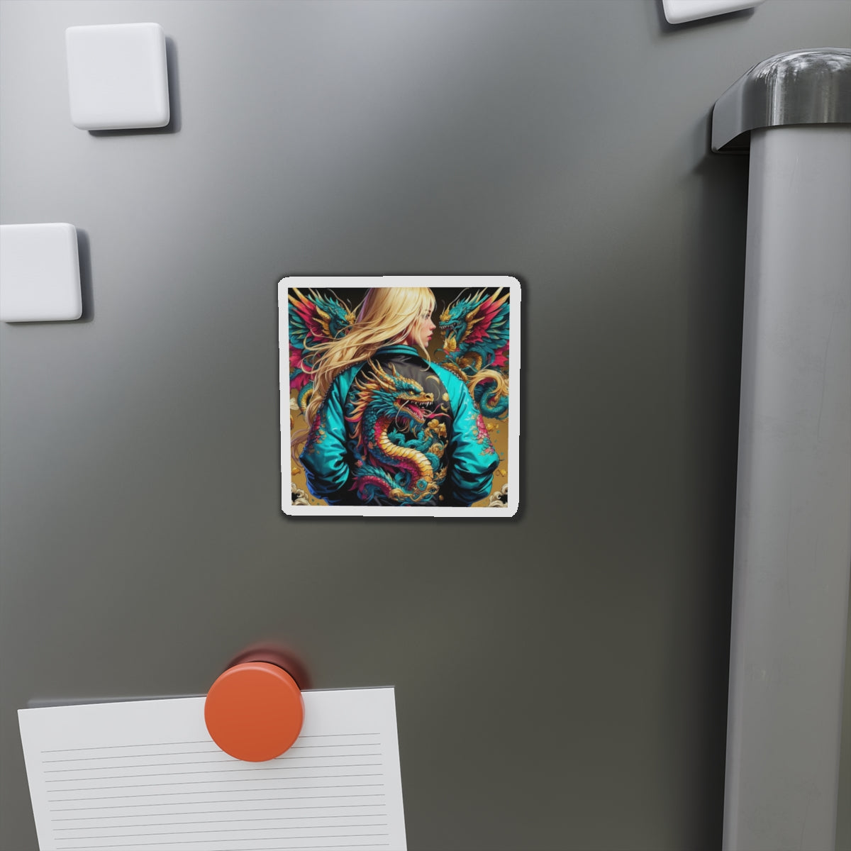 The Dragon's Guardian Die-Cut Magnets