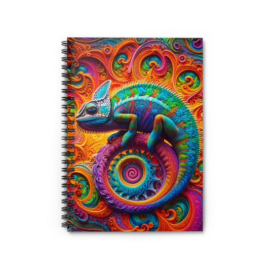 Fractal Guardian Spiral Notebook - Ruled Line