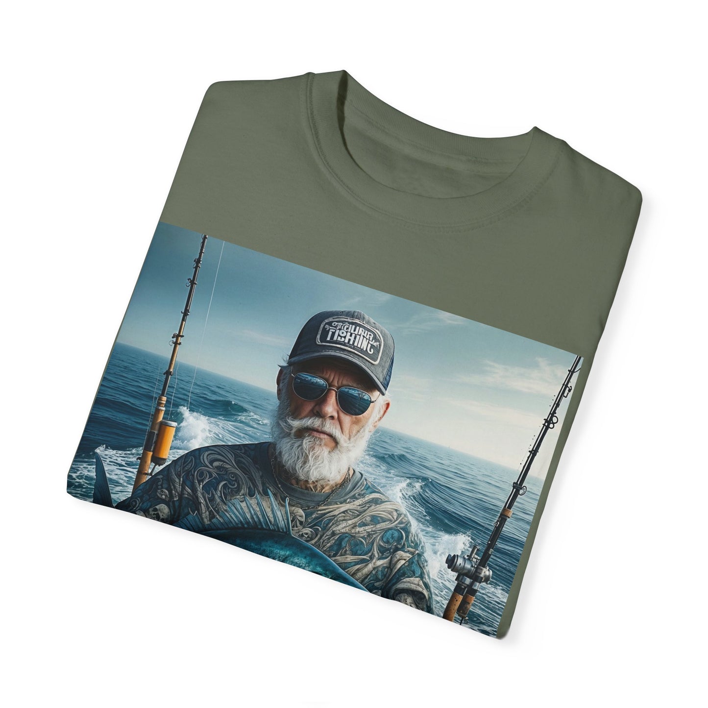 Unisex Garment-Dyed T-shirt: Embrace the Spirit of the Sea