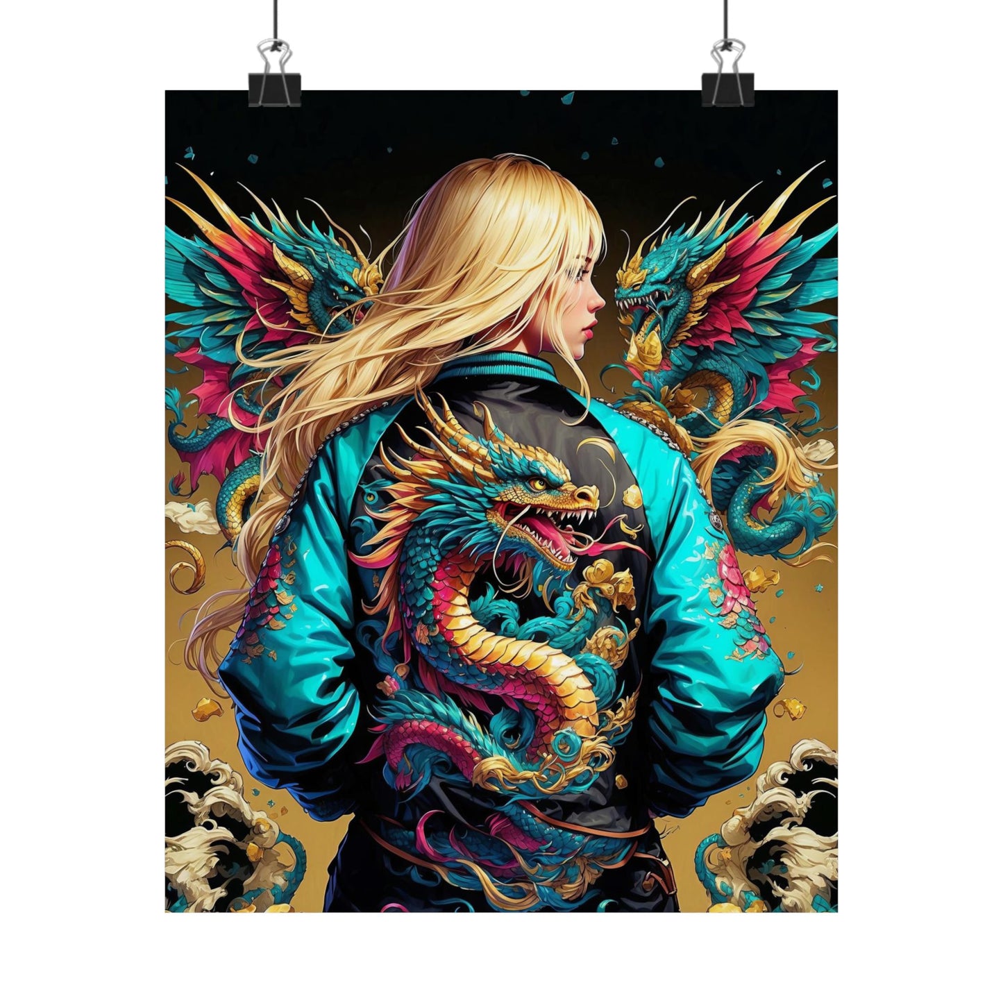 The Dragon's Guardian  Matte Vertical Posters